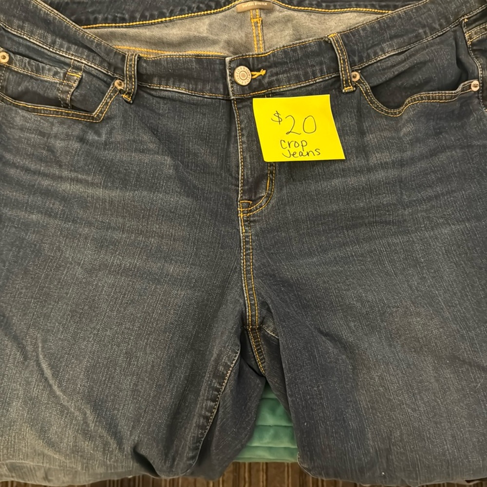Torrid Crop Jeans